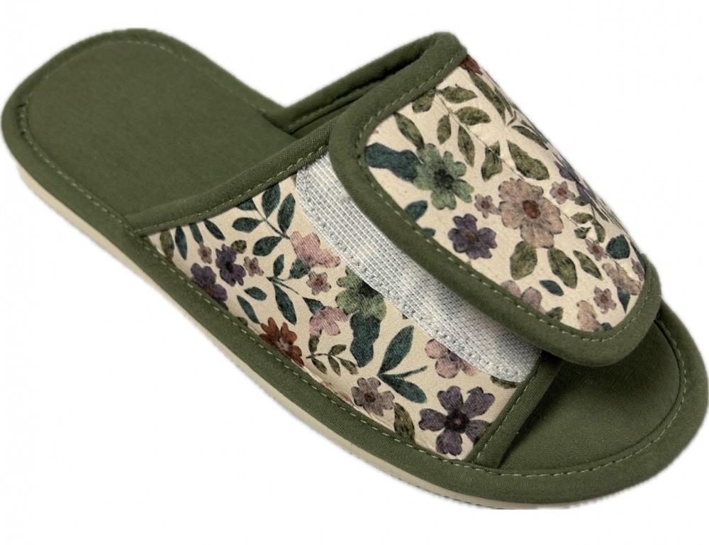 Тапки домашние Gemelli Камилла р.38 хаки