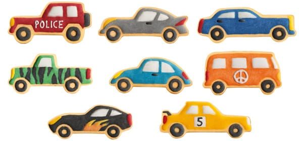 Набор форм для печенья Delicia Kids Машинки 8 шт. 630927 Tescoma