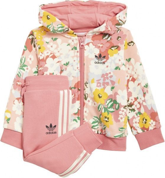 Спортивний костюм Adidas HOODIE SET FZ GN2257 р. 86 рожевий