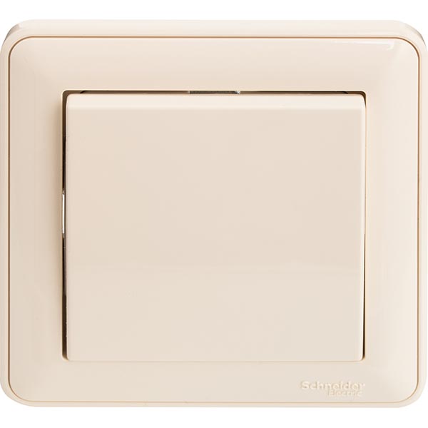 Вимикач одинарний W-59 VS116-154-28 слонова кістка