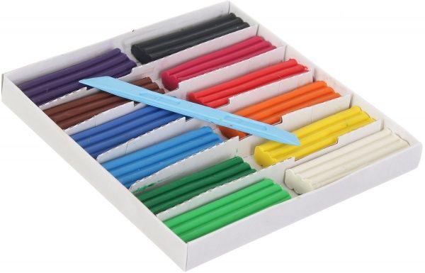 Пластилин восковый Fox 12 цветов