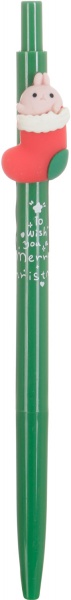 Ручка шариковая Новогодняя атрибутика Носок 