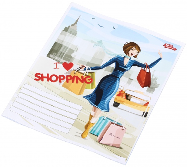 Зошит шкільний 24 аркуша у клітинку в асортименті Мрії збуваються