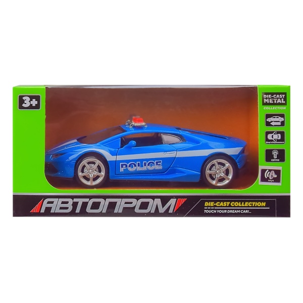 Поліцейська машина Автопром в асортименті 1:32 A3247
