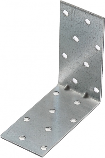 Кутник монтажний перфорований Profstal рівносторонній 80x80x40 мм 1,5 мм (25шт.)