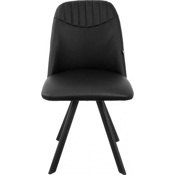 Стілець обідній Nowy Styl Milana 4L black (BOX-2) (CH) Eco-30 чорний/чорний