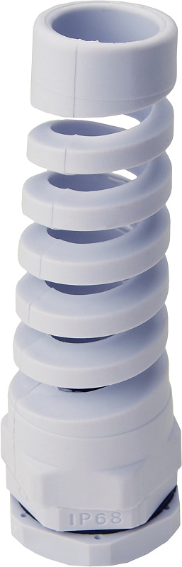 Кабельный ввод АСКО-УКРЕМ PGS 21 спиральный белый