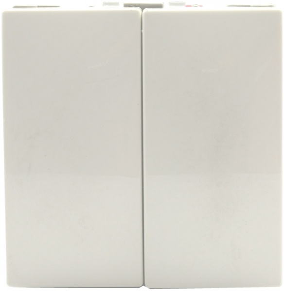 Выключатель двухклавишный Schneider Electric Sedna без подсветки 10 А 250В IP20 кремовый MGU3.211.25