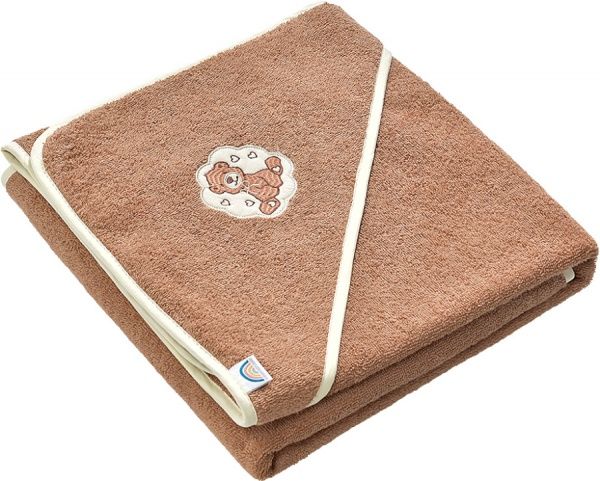 Полотенце-уголок IDEIA Мишка 100х100 см бежевый 8000002391 
