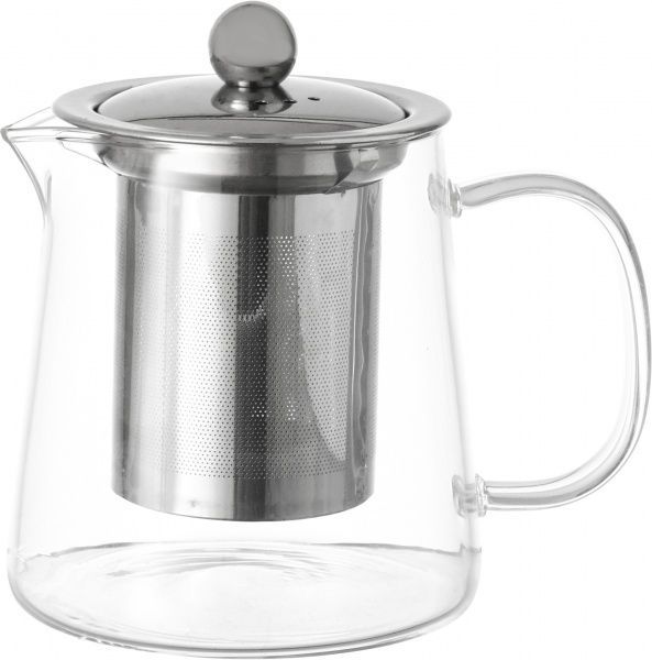 Чайник заварювальний 600 мл прозорий Flamberg Smart Kitchen