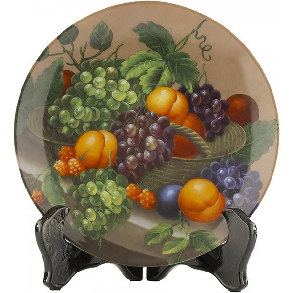 Декоративна тарілка Фрукти в асортименті 21 см