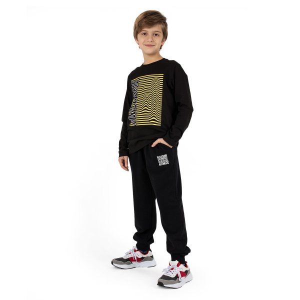 Штаны для мальчиков Funtime Game Over р.128 черный 