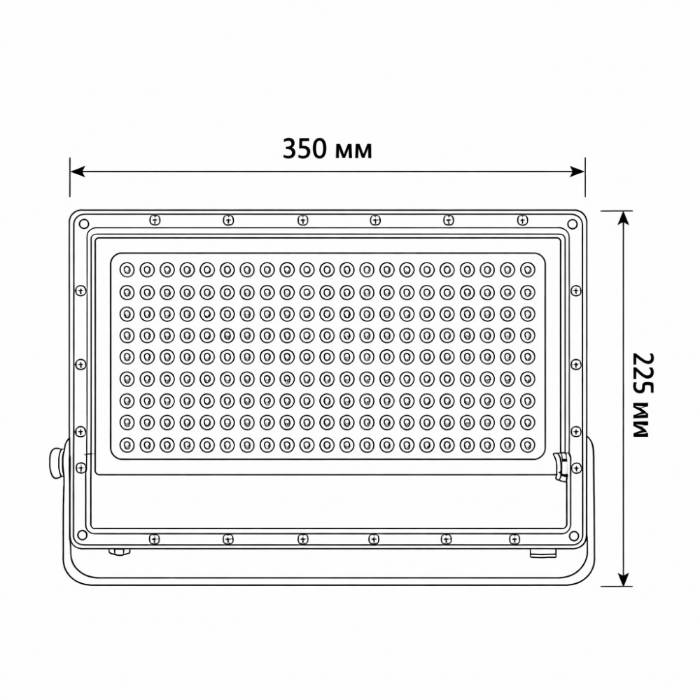 Прожектор світлодіодний LIGHT SET LED SHPAK D 200 Вт IP65 сірий l0810101