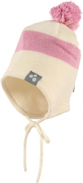 Шапочка детская унисекс HUPPA Вязаная VIIRO 1, L р.55 белый 83620100-70020-00L 