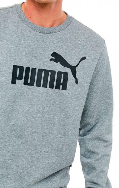 Джемпер Puma Essentials Fleece Crew Sweat 85174703 р. M серый