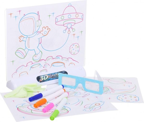 Доска для рисования с подсветкой Shantou 3D Космос (YM124)