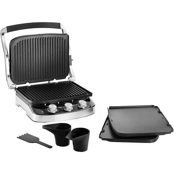 Контактный гриль Delonghi CGH 912 Steel BK