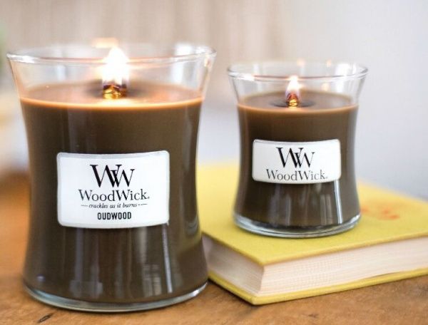 Свічка ароматична Woodwick Medium Oudwood 275 г 