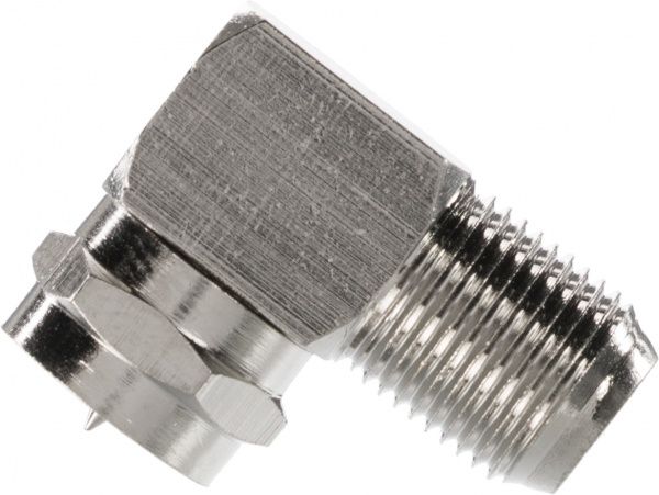 Перехідник EMT анатенний кутовий штекер F – гніздо F (2-0102)