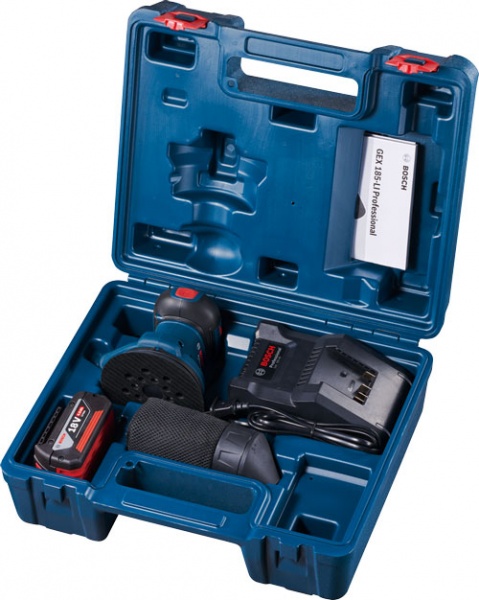 Ексцентрикова шліфмашина Bosch Professional GEX 185-LI 06013A5020
