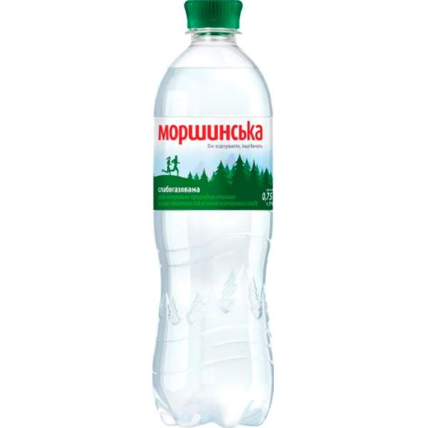 Вода мінеральна Моршинська слабогазована 0,75 л (4820017000550) 