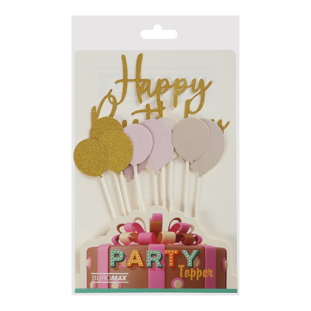 Набір топерів Happy Birthday 10 шт. BM.98500