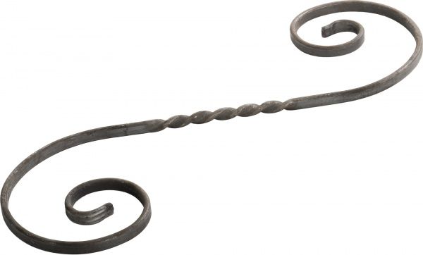 Завиток 02.075К симетричний скручений 500х175 мм