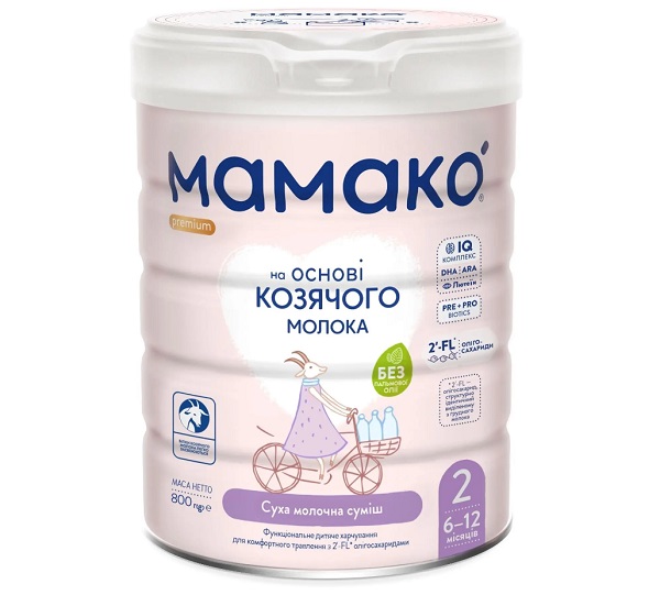 Сухая смесь MAMAKO 2 Premium 800 г 44670017090477