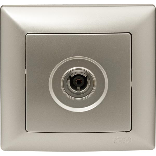 Розетка TV Gunsan Visage бежевый металлик VS 28 25 123