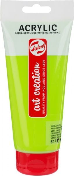 Краска акриловая (617) Желтовато-зеленый 200 мл Talens Art Creation Royal Talens