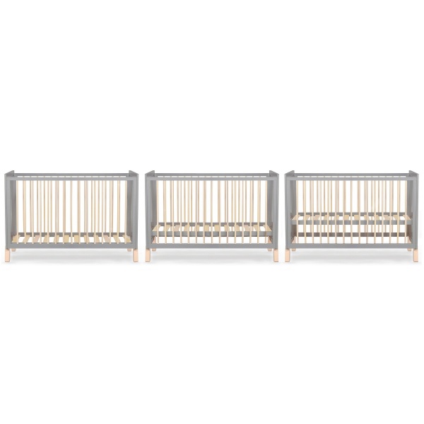 Ліжко Kinderkraft Nico Grey KKHNICOGRY000N