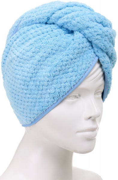 Чалма Solid 25x65 см голубой Luna 