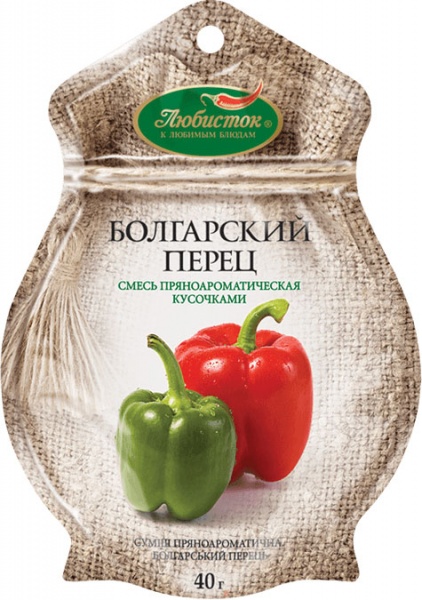 Суміш пряноароматична Любисток Болгарський перець шматочками
