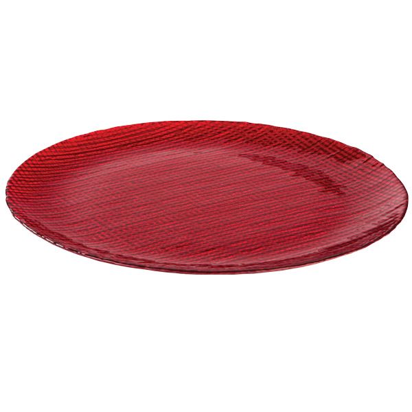 Блюдо Сатин червоне 33 см