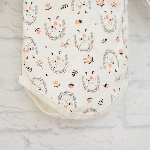 Боди унисекс Blanka Ежики р.74 белый 12885 