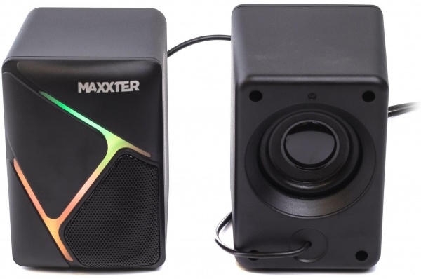 Акустическая система Maxxter CSP-U004RGB 2.0 black 