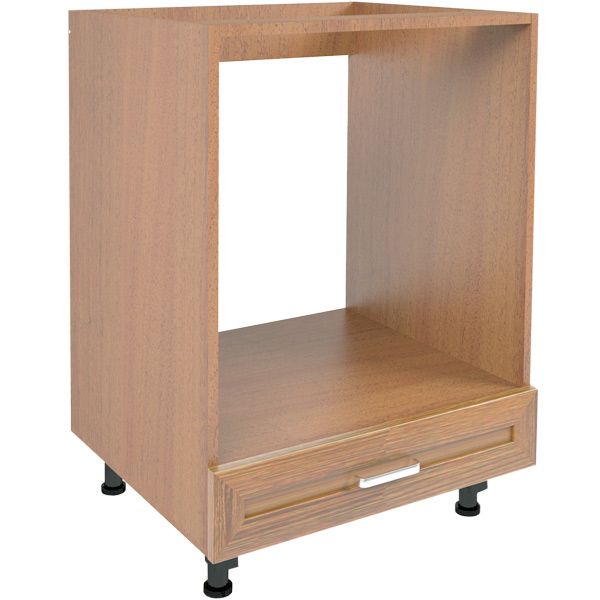 Тумба нижня під духовку МС Дуб родос Ндм 60/82/52 горіх лісовий рамковий Грейд