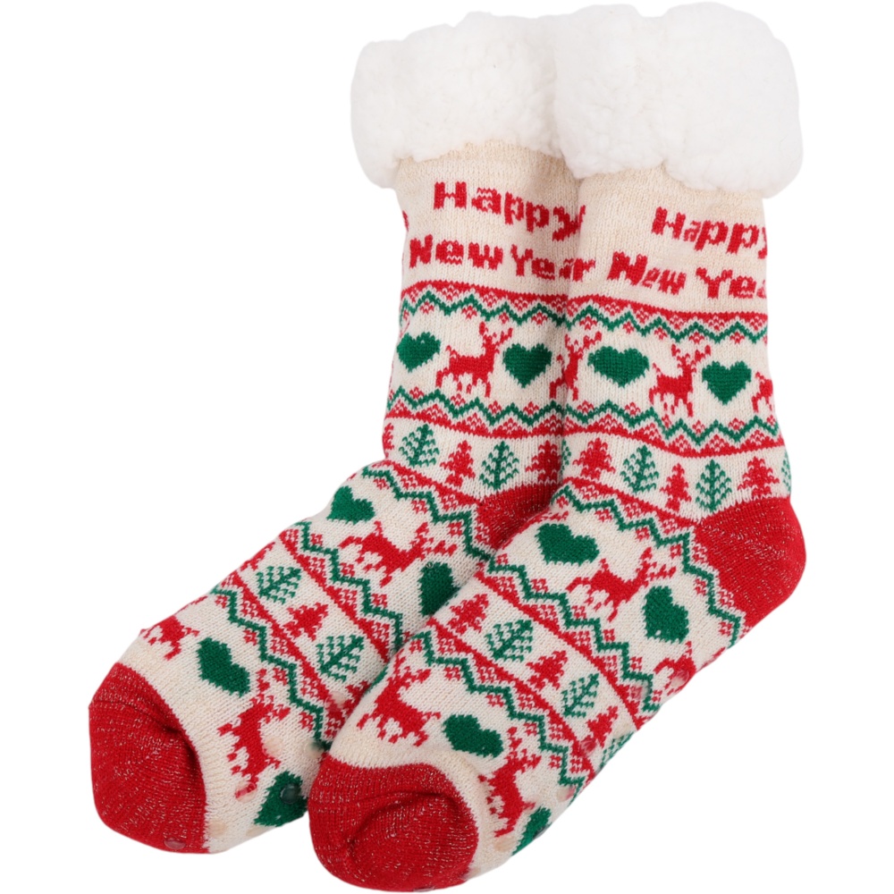 Шкарпетки жіночі La Nuit Home New Year р.one size білий 1 шт.