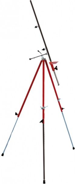 Мольберт-тринога металева червона + сумка з ремінцем 94161954 D.K.Art&Craft 92х92х203 см