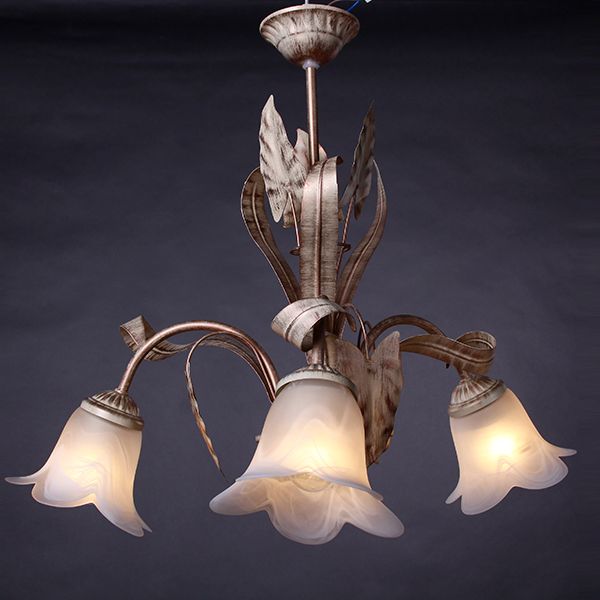 Люстра стельова Геотон НСБ 01-3х60-939 Рома-Н839 3xE14 золотистий 