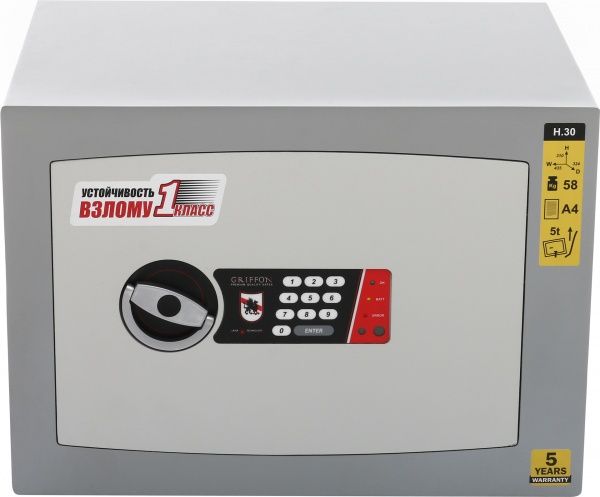 Сейф взломостойкий Griffon НG.30.Е 