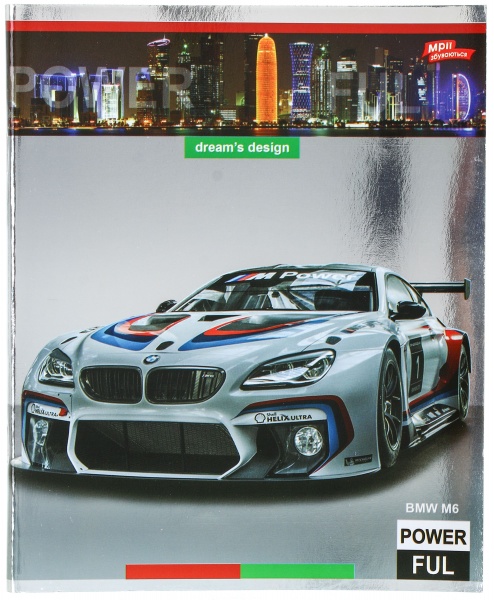 Зошит шкільний срібло 96 аркушів у клітинку в асортименті Мрії збуваються