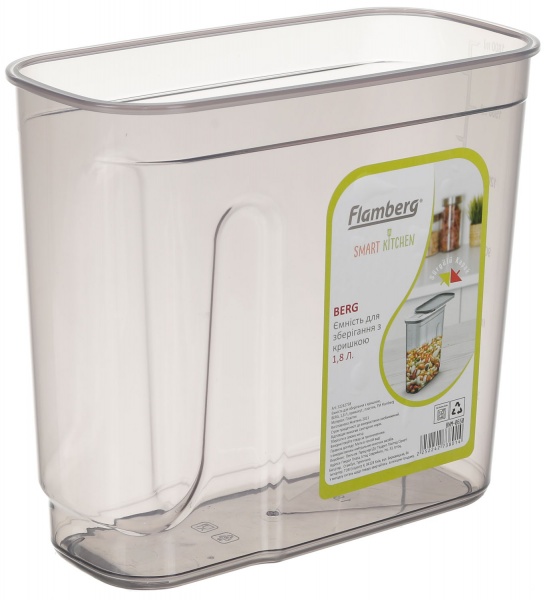Емкость для хранения с кришкой BERG 1,8 л Flamberg