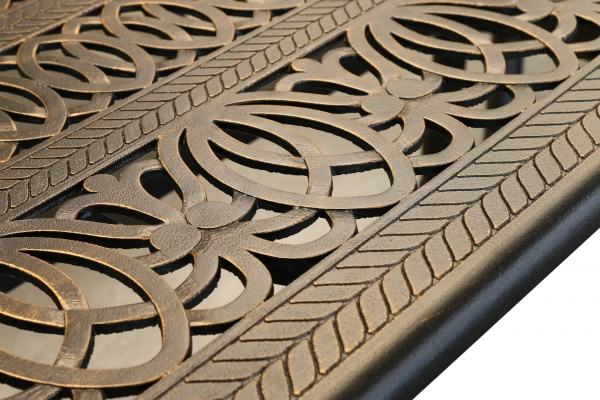 Комплект мебели Bella Vita столик 122х56х50 см + 2-х местный диван + 2 кресла серый 