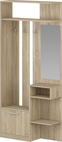 Передпокій з дзеркалом Грейд Лукас 2047х300х921 мм дуб сонома 