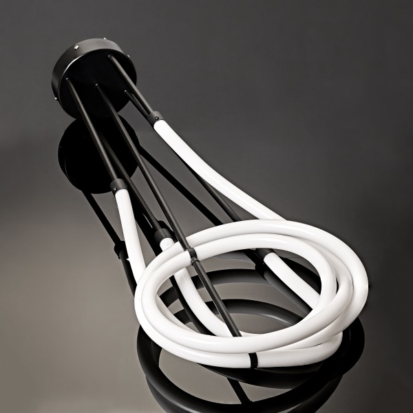 Люстра світлодіодна Berger 1x71 Вт чорний 7007-PL-71 Black 