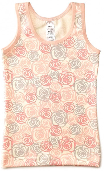 Майка детская для девочек Smil р.110 мульти 103928 