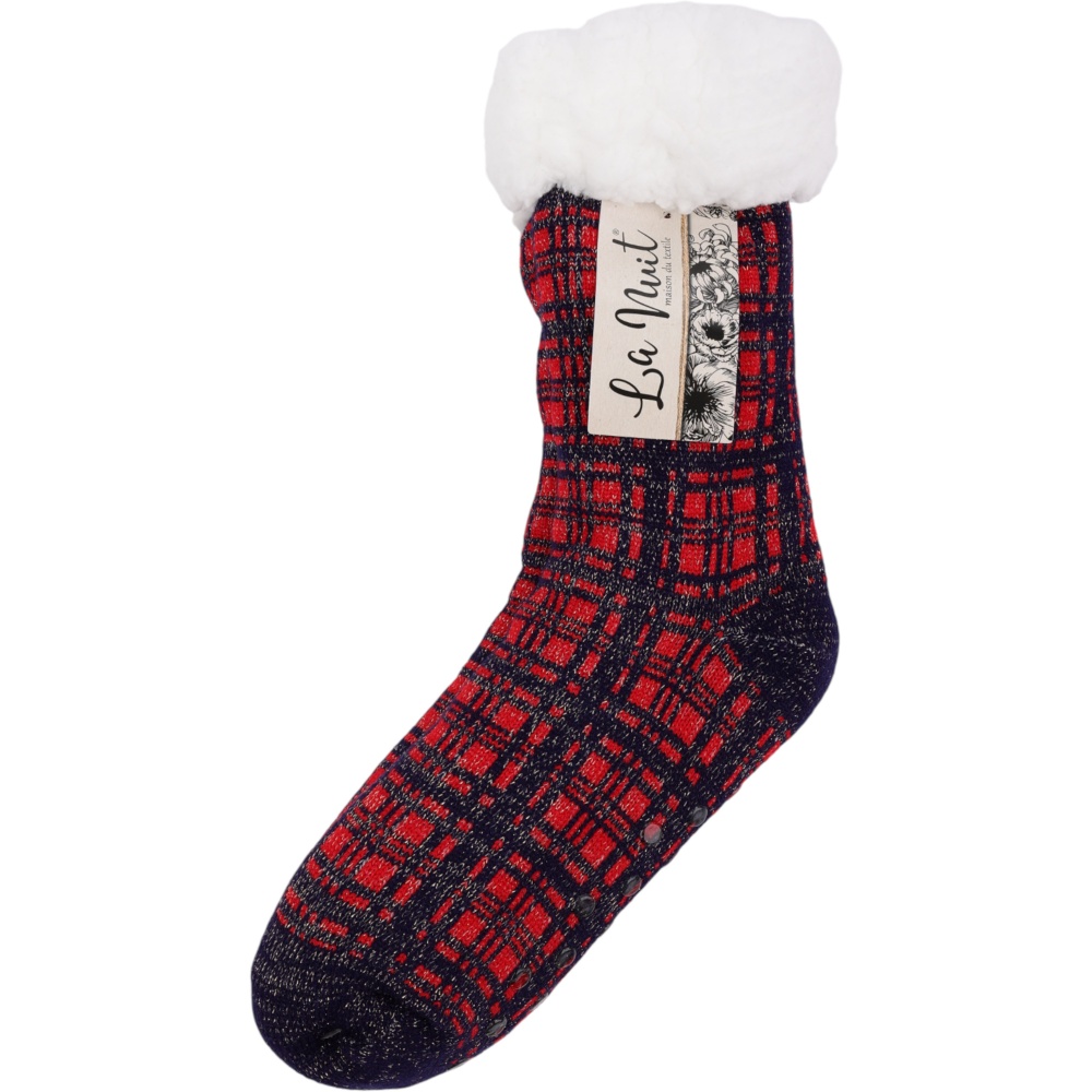 Шкарпетки жіночі La Nuit Home Midnight р.one size червоний 1 шт.
