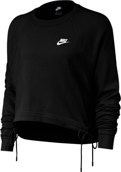 Джемпер Nike W NSW ESSNTL CREW FLC TIE BV3346-010 р. L чорний
