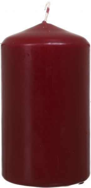 Свічка Циліндр 70/120 бордова